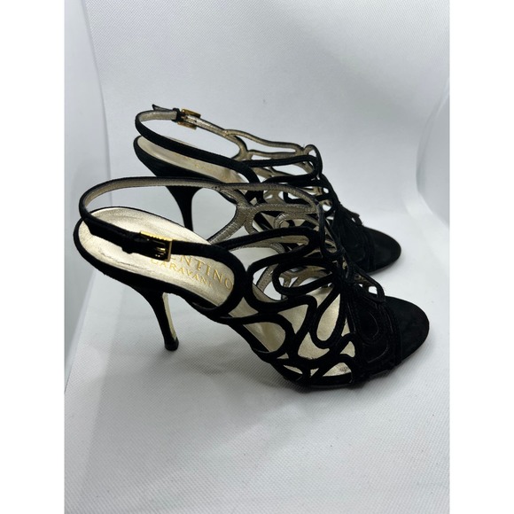 Valentino Suede Slingback Sandals - Picture 2 of 6